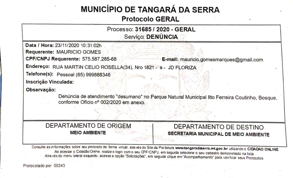 Maurício Gomes-Protocolo 31685/2020